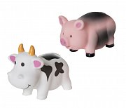 Курносики Игрушка для ванны Зверушки-грязнушки с исчезающими пятнами 6 м+