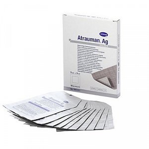 Повязка Atrauman с серебром 5х5см 10 шт.