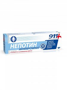 911 Непотин антиперспирант для ног 100 мл
