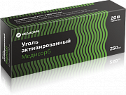 Уголь активированный МС таблетки 250 мг 20 шт. Уголь активированный