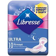 Libresse Ultra Goodnight Прокладки ультратонкие ночные 10 шт. Libresse Ultra Goodnight Прокладки ультратонкие ночные 10 шт.