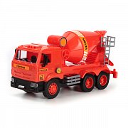 Технопарк WY302K (18) Машина пластиковая инерционная камаз бетономешалка 25 см
