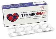 Тромбомаг таблетки покрытые пленочной оболочкой 75 мг+15,2 мг 100 шт. Тромбомаг таблетки покрытые пленочной оболочкой 75 мг+15,2 мг 100 шт.