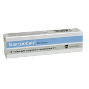 Бактробан мазь для наружного применения 0,02 15г Бактробан мазь для наружного применения 0,02 15г
