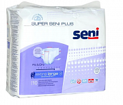 Seni Super Plus Подгузники для взрослых р.XL 10шт. (130-170см) Seni Super Plus Подгузники для взрослых р.XL 10шт. (130-170см)
