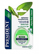 PresiDENT Зубная нить Classic Фитофлосс с шалфеем 50 м