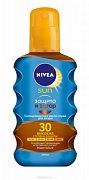 Нивея Sun Масло-спрей для загара Защита и загар SPF30 200 мл Нивея Sun Масло-спрей для загара Защита и загар SPF30 200 мл
