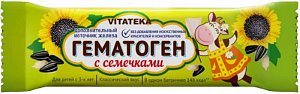 Гематоген с семечками 40г Витатека