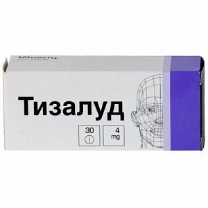 Тизалуд таблетки 4мг 30 шт.