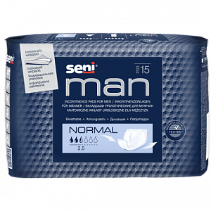 Seni Man Normal Урологические вкладыши 15 шт.