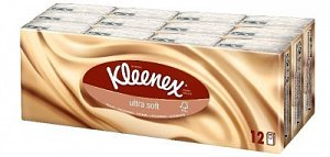 Kleenex Платочки носовые Ультрасофт 12х7 шт.