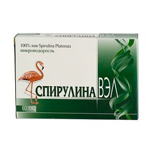 Спирулина ВЭЛ таблетки 60 шт. (БАД)