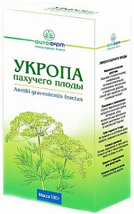 Укропа пахучего плоды 100 г Фитофарм