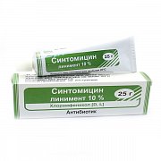 Синтомицин линимент 10% туба 25 г Муромский ПЗ Синтомицин линимент 10% туба 25 г Муромский ПЗ