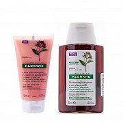 Klorane Набор для путешествий Рост и укрепление волос Шампунь 100 мл + Бальзам 50 мл