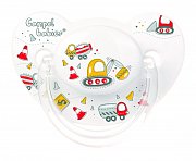Canpol Babies Пустышка силиконовая ортодонтическая 0-6 мес. Белый 22 553
