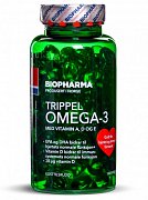 Biopharma Trippel Omega-3 тройная Омега-3 капсулы 144 шт. с витаминами А, D и Е Biopharma Trippel Omega-3 тройная Омега-3 капсулы 144 шт. с витаминами А, D и Е