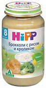 Hipp Пюре брокколи с рисом и кроликом с 8 мес. 220 г