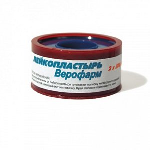 Лейкопластырь 1,25 см х 500 см пенал Верофарм
