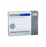 Пирацетам Оболенское таблетки покрытые оболочкой 800 мг 30 шт. Пирацетам Оболенское