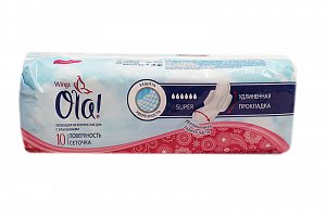 Ola Прокладки Ultra Wings super ультратонкие с крылышками 10 шт.