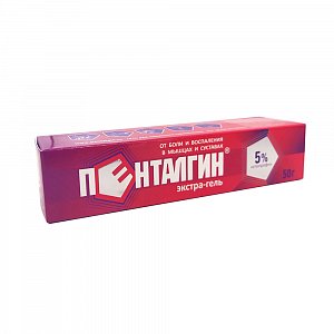Пенталгин Экстра-Гель гель для наружного применения 5% туба 50 г