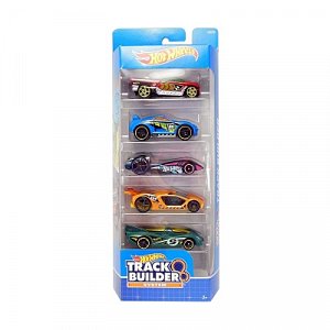 Hot Wheels Набор из 5 машинок Track Builder 1806/DJD18