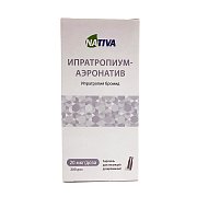 Ипратропиум-аэронатив аэрозоль для ингаляций 20 мкг доза 200 доз Натива Ипратропиум-аэронатив