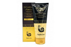 FarmStay Пенка очищающая интенсивно с муцином королевской улитки 180мл