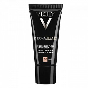 Vichy Dermablend Флюид тональный корректирующий Тон-30 беж 30 мл