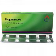 Корвалол таблетки 20 шт. Корвалол таблетки 20 шт.