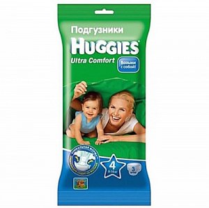Huggies Подгузники Ultra Comfort 8-14 кг 3 шт.