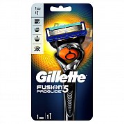 Gillette Fusion Бритва ProGlide мужская с 1 сменной кассетой Gillette Fusion Бритва ProGlide мужская с 1 сменной кассетой