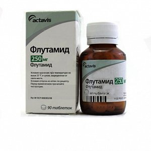 Флутамид таблетки 250 мг 90 шт. таб. Актавис