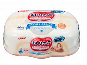 Pigeon Влажные салфетки с лосьоном 116619 80 шт в контейнере