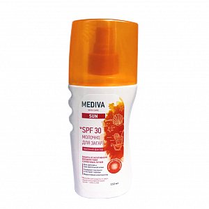 Медива Sun Молочко для загара SPF30 150 мл
