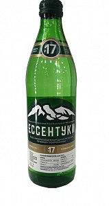 Вода Ессентуки №17 минеральная 0,45 л стекло