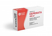 Серената таблетки покрытые пленочной оболочкой 100 мг 30 шт. Серената таблетки покрытые пленочной оболочкой 100 мг 30 шт.