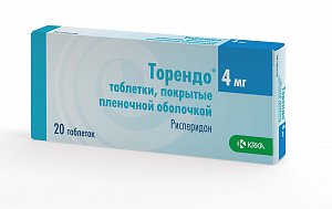 Торендо таблетки покрытые пленочной оболочкой 4 мг 20 шт.