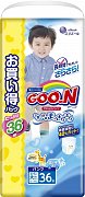 GooN Подгузники-трусики Ultra XXL 13-25 кг 36 шт. для мальчиков