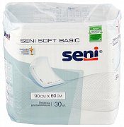 Seni Soft Basic Пеленки для взрослых 90х60 см 30 шт. Seni Soft Basic