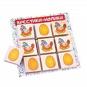 Русские деревянные игрушки д521а крестики-нолики курочка и яичко