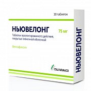 Ньювелонг таблетки пролонгированного действия покрытые пленочной оболочкой 75 мг 30 шт. Ньювелонг таблетки пролонгированного действия покрытые пленочной оболочкой 75 мг 30 шт.