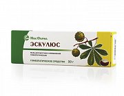 Эскулюс мазь для наружного применения гомеопатическая 30 г Эскулюс мазь для наружного применения гомеопатическая 30 г