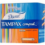 Tampax Тампоны Super Plus с аппликатором 8 шт. Tampax Тампоны Super Plus с аппликатором 8 шт.