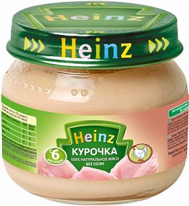 Heinz Пюре Курочка с 6 мес. 80 г