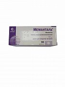 Меманталь таблетки покрытые пленочной оболочкой 10 мг 90 шт. Меманталь таблетки покрытые пленочной оболочкой 10 мг 90 шт.