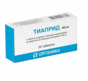 Тиаприд таблетки 100 мг 20 шт.