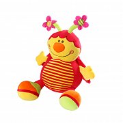 BabyOno Игрушка мягкая с погремушкой велюровая Божья коровка 0м+