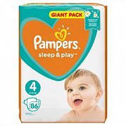 Pampers Подгузники Sleep & Play Maxi 8-14 кг 86 шт.